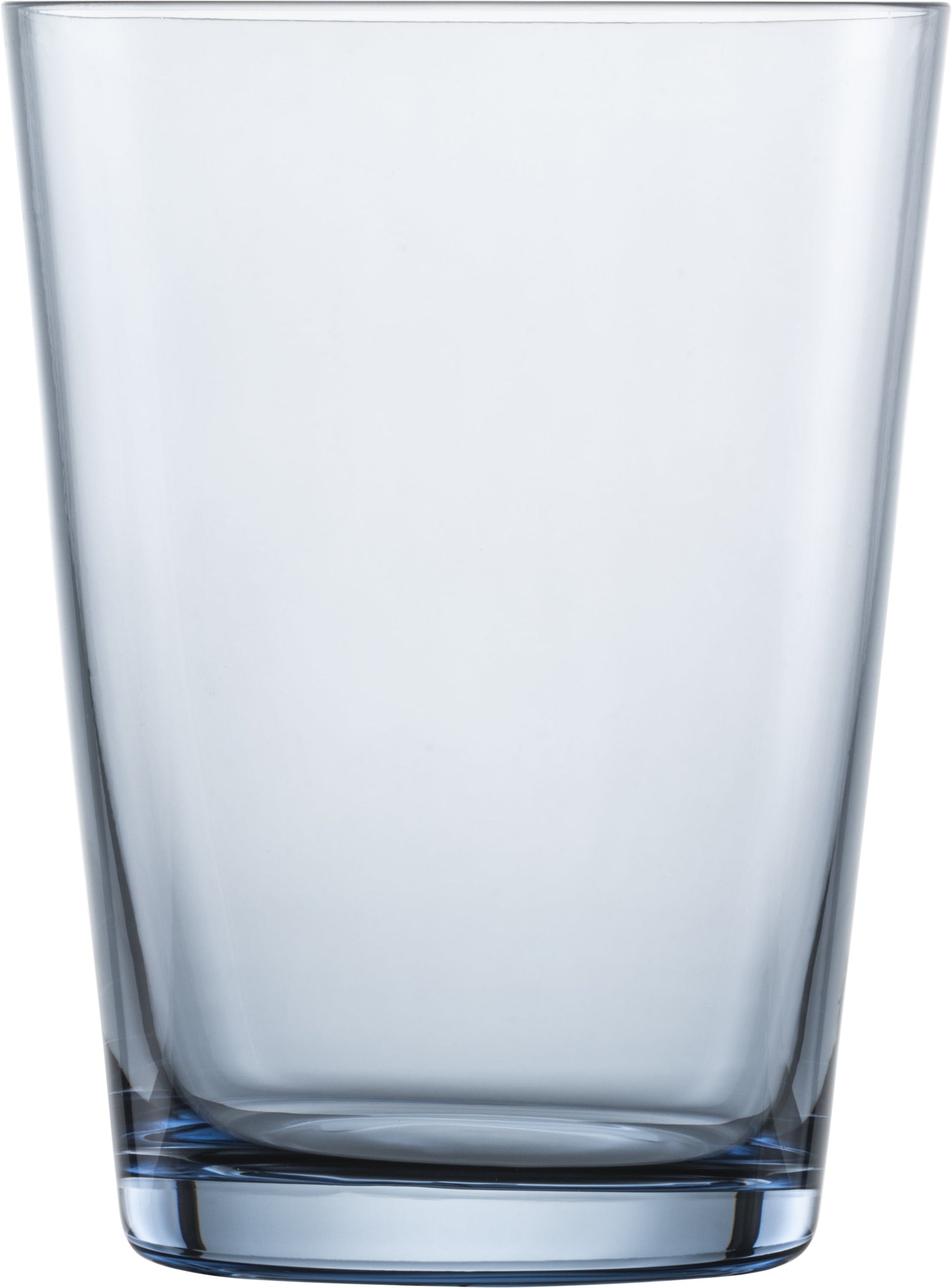 Klarglas, zylindrisches Trinkglas, transparent.