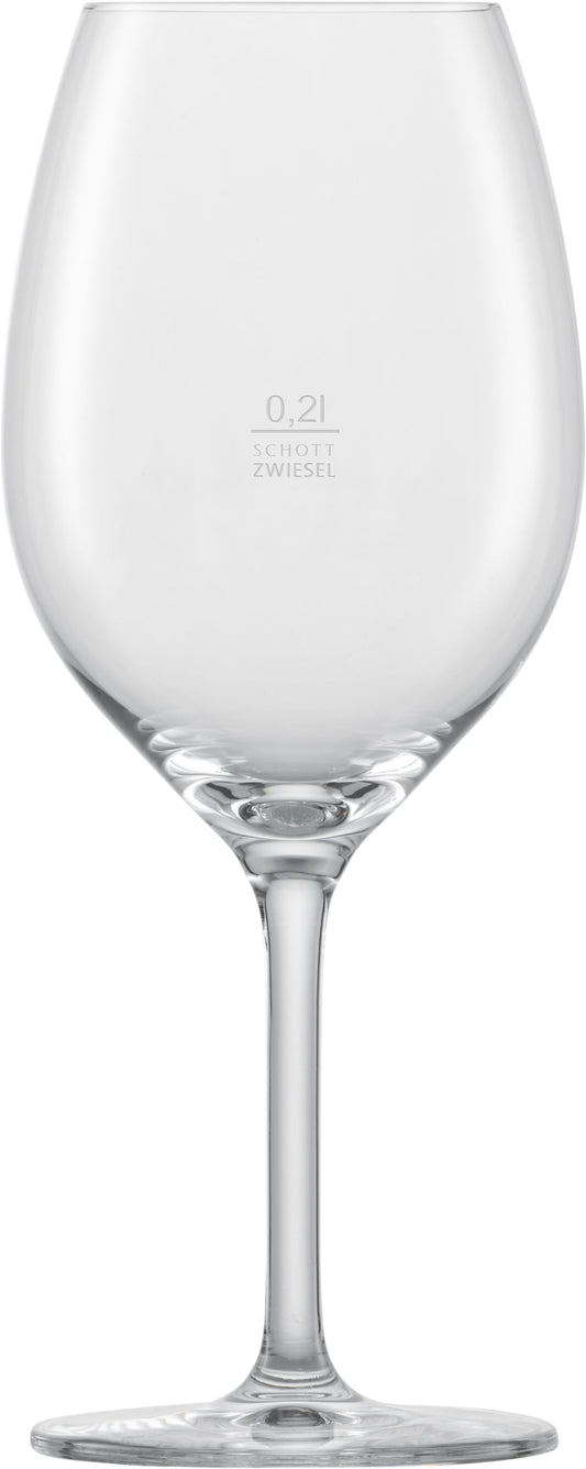 Weinglas mit Gravur, 0,21 Liter.