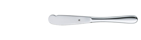 Buttermesser aus Edelstahl, schlichtes Design.