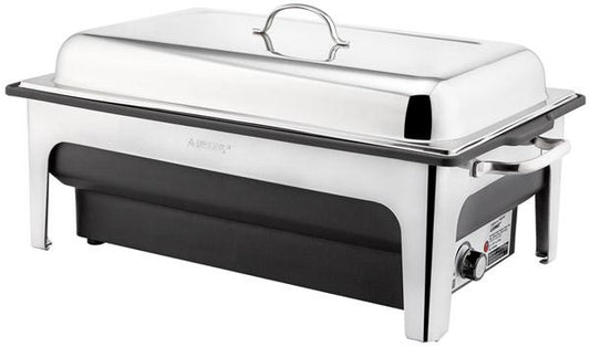 Chafing Dish aus Edelstahl.
