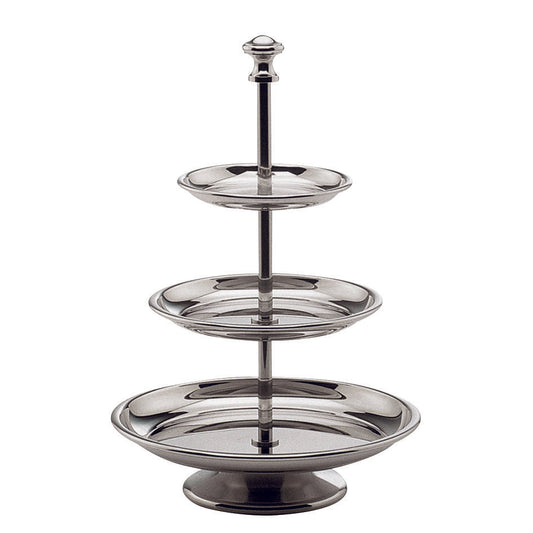 Mehrstöckiges Serviertablett aus Glas