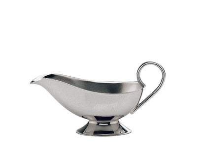 Sauciere versilbert Gr.u.Fuß glatt