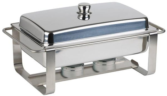 Chafing Dish aus Edelstahl.
