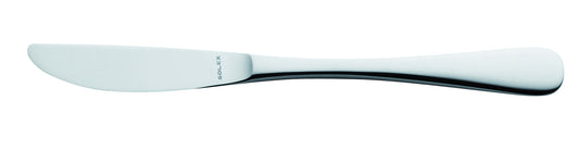 Silbernes Buttermesser mit Gravur.
