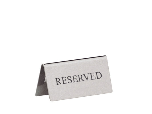Reserviert-Tafel für Gastronomie.