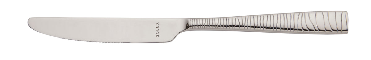 Silbernes Messer mit Gravur.