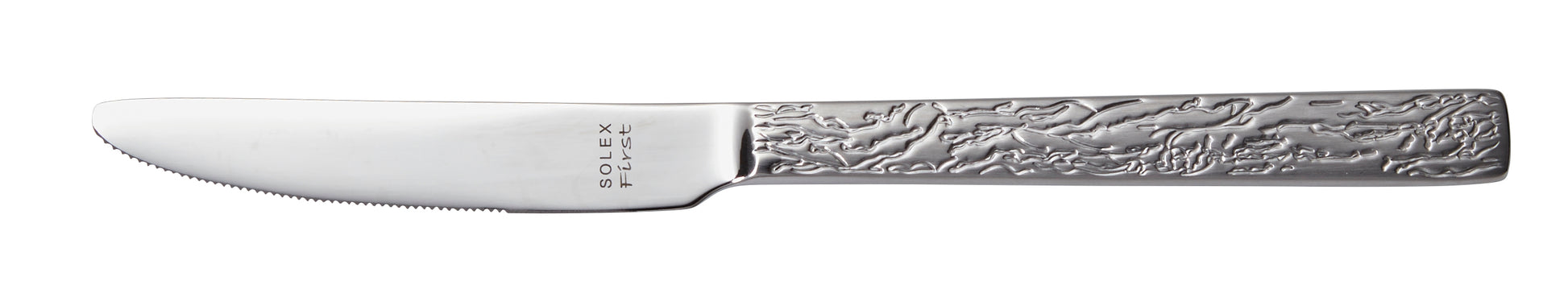 Silbernes Messer mit Gravur.