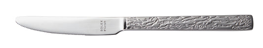Silbernes Messer mit Gravur.