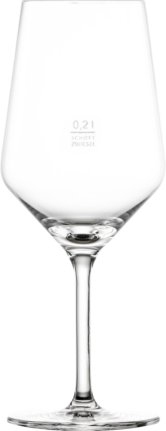 Weinglas mit Eichstrich 0,2l.