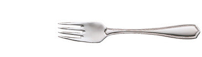 Edelstahlgabel für Gastronomiebedarf.