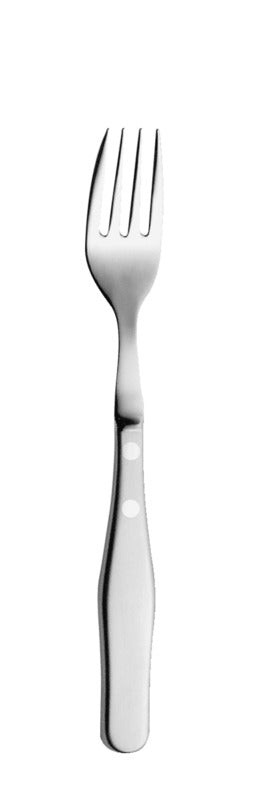 Edelstahlgabel für Gastronomiebedarf.