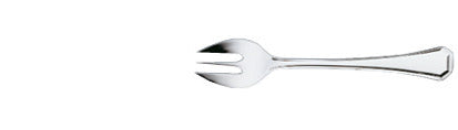 Edelstahlgabel für Gastronomiebedarf.