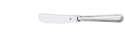Buttermesser aus Edelstahl, glänzend.
