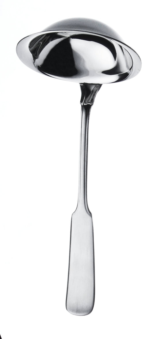 Löffel aus Metall, Nahaufnahme