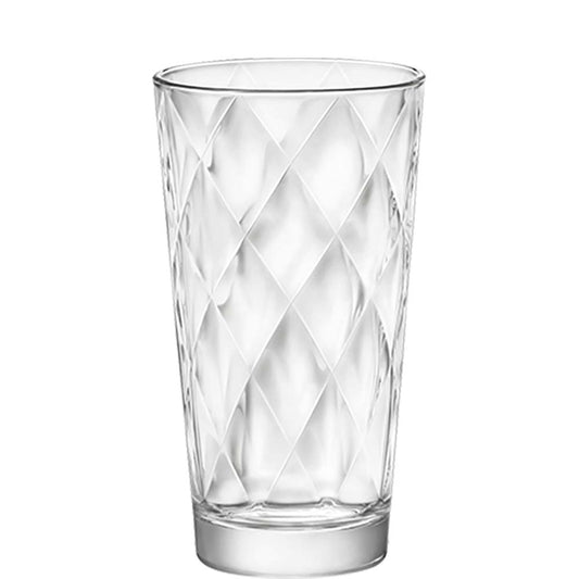 Kristallglas mit Diamantmuster