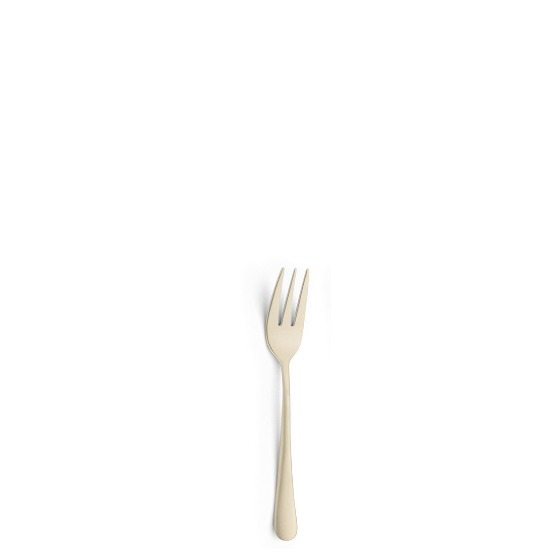 Gabel auf weißem Hintergrund, minimalistisch
