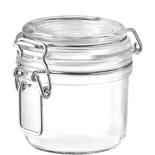 Glasbehälter mit Klammerdeckel