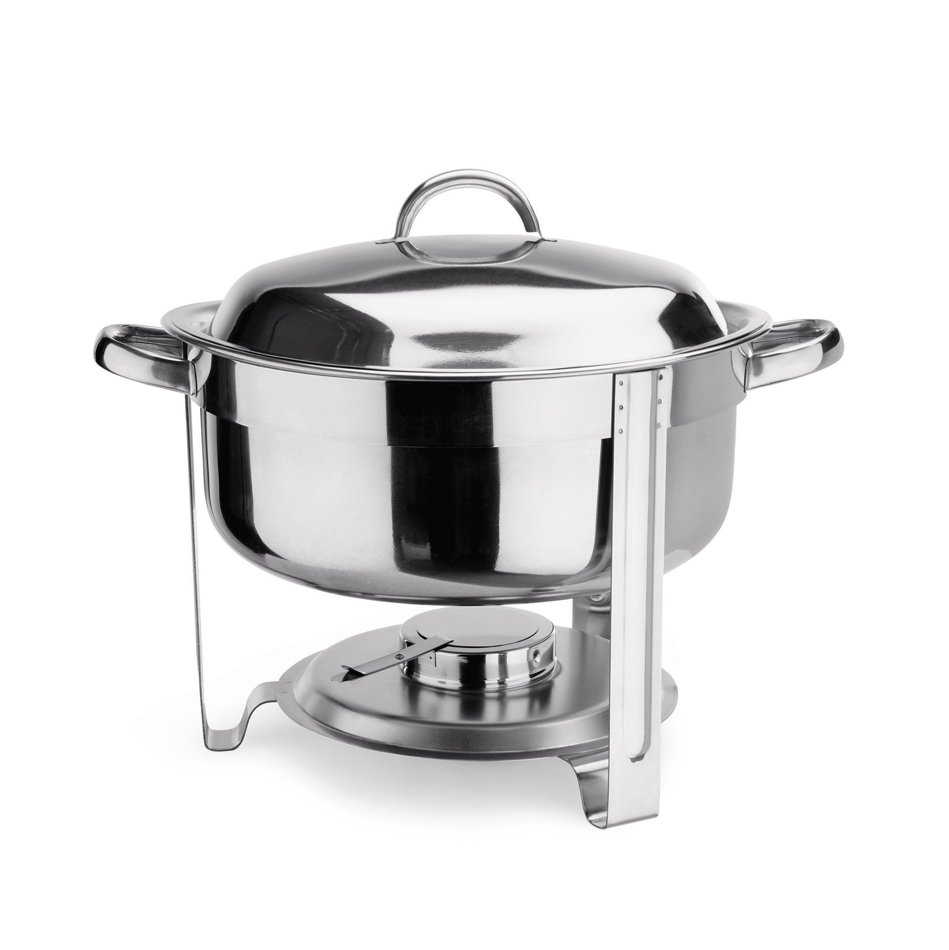 Chafing Dish aus Edelstahl.