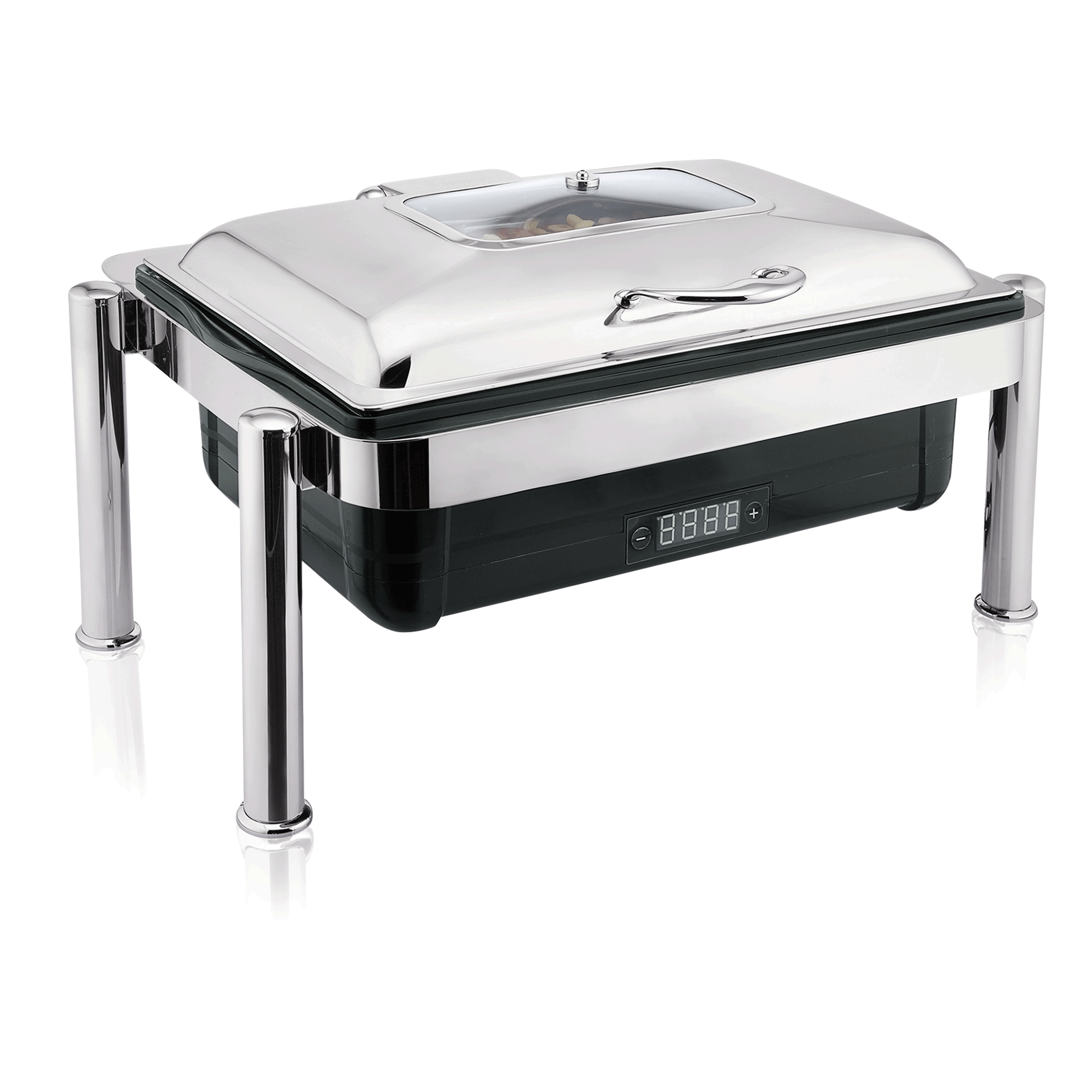 Chafing Dish mit digitaler Anzeige.