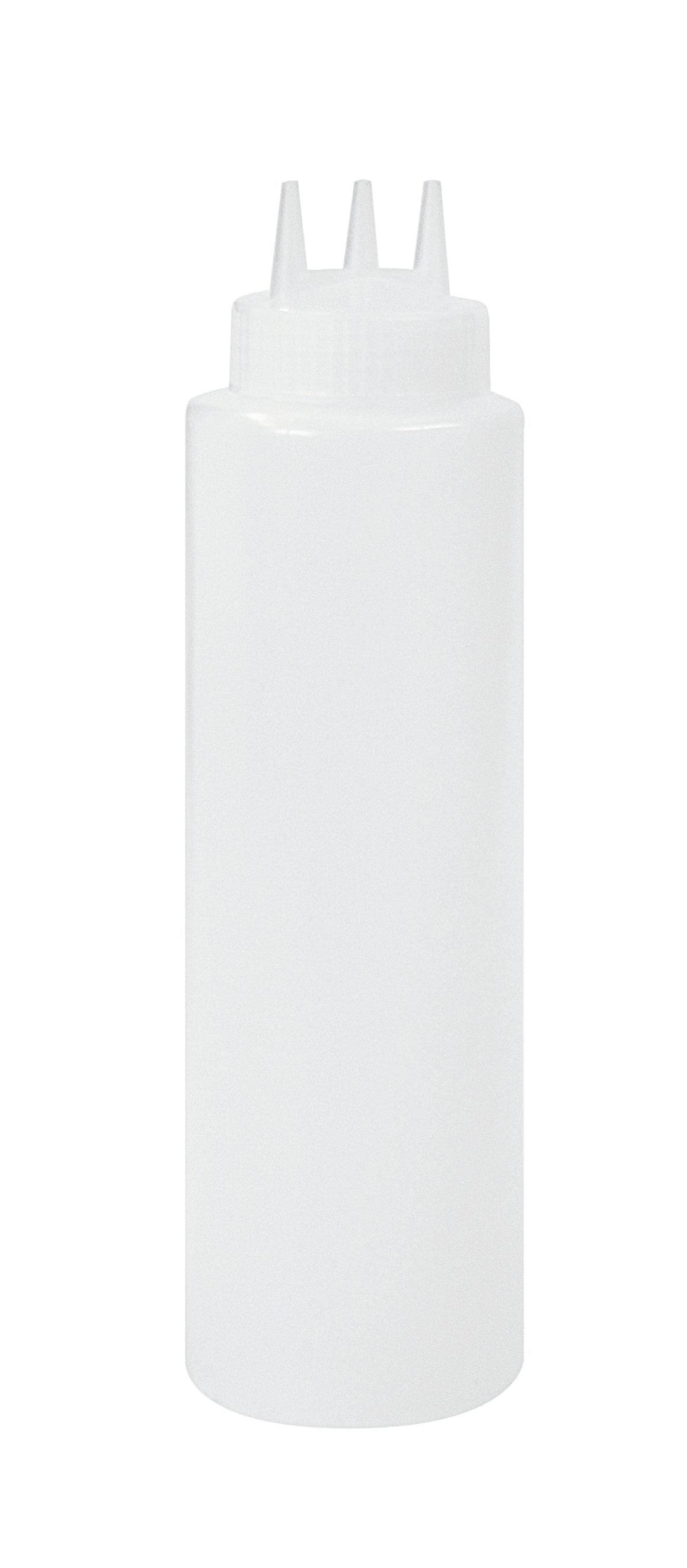 Weißer Squeeze-Flasche für Saucen.