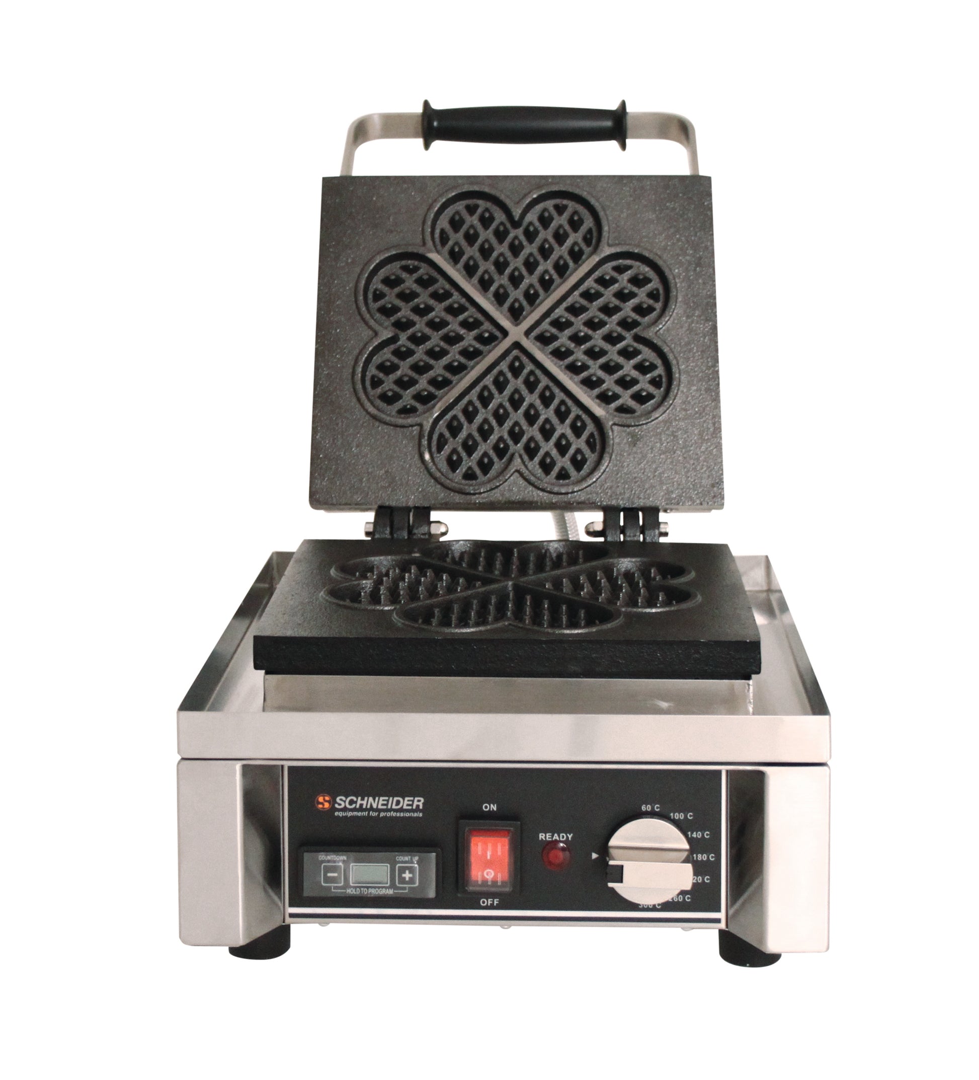 Waffeleisen für Gastronomiebedarf.