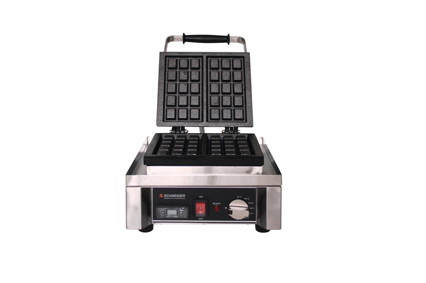 Waffeleisen für Gastronomiebedarf.