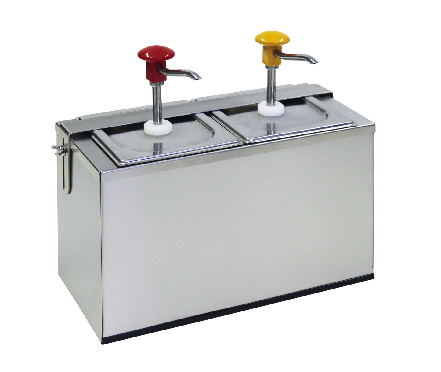 Zwei Spender für Gastronomiebedarf.