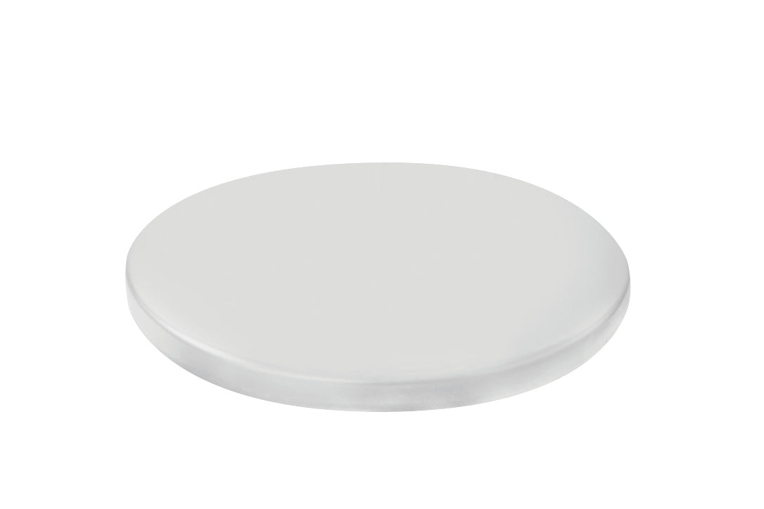 Runder, glatter Tisch für Gastronomie.