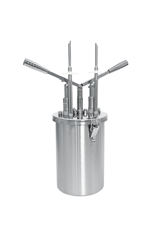 Gastronomiegerät mit mehreren Auslässen.