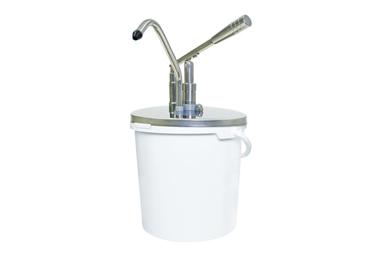Gastronomie-Pumpe mit Behälter.