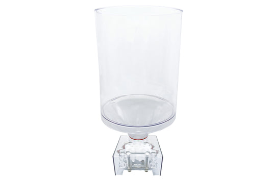 Transparenter Behälter für Gastronomie.