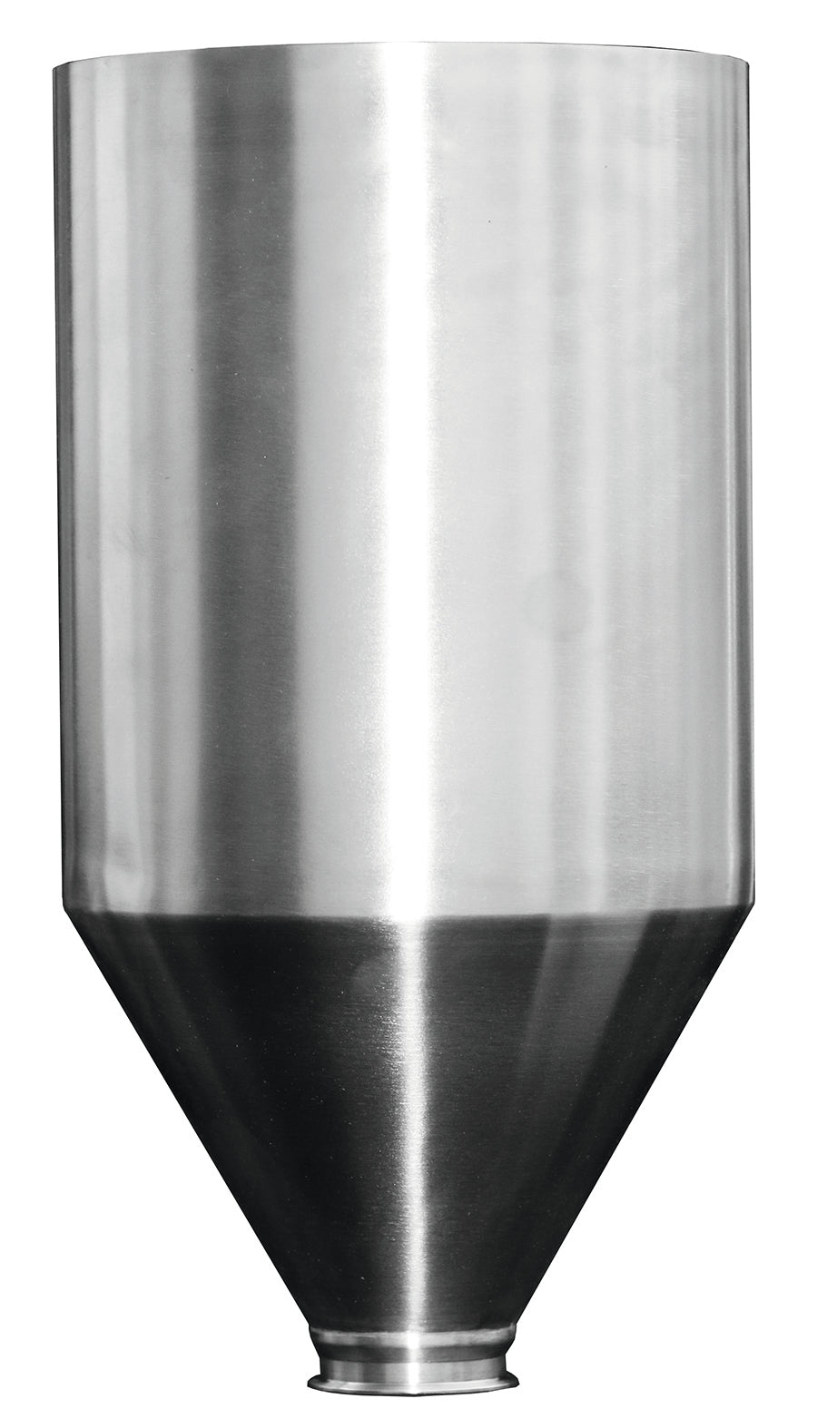 Edelstahltrichter für Gastronomiebedarf.