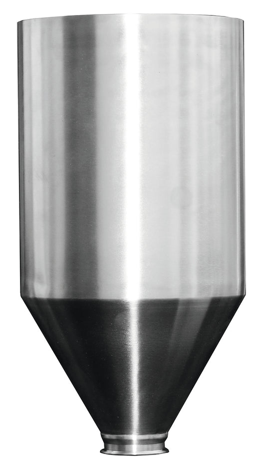 Edelstahltrichter für Gastronomiebedarf.