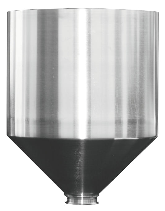 Edelstahltrichter für Gastronomiebedarf.