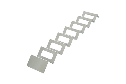 Edelstahl-Menühalter für Gastronomie.