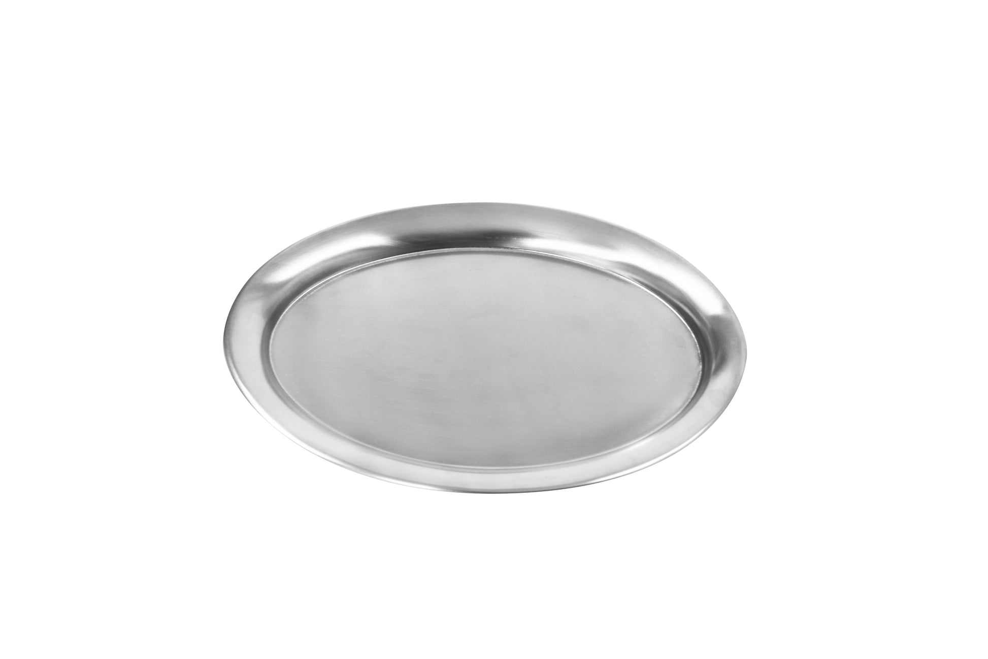 Edelstahlservierplatte für Gastronomie.