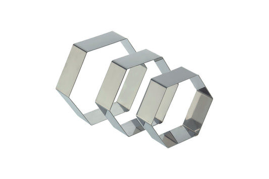 Edelstahlformen für Gastronomiebedarf.