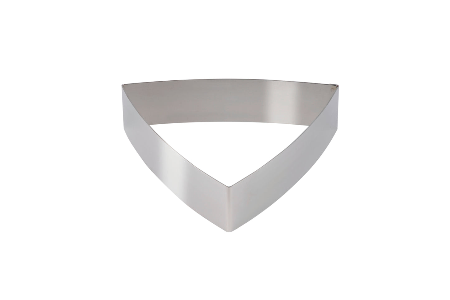 Eckiger Edelstahl-Gastronomie-Ring.