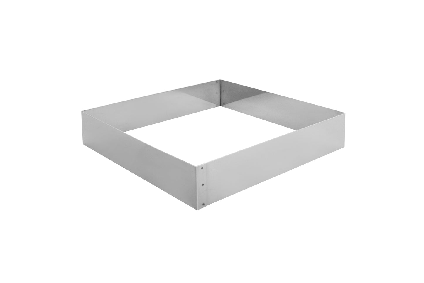 Eckige Metallform für Gastronomie.