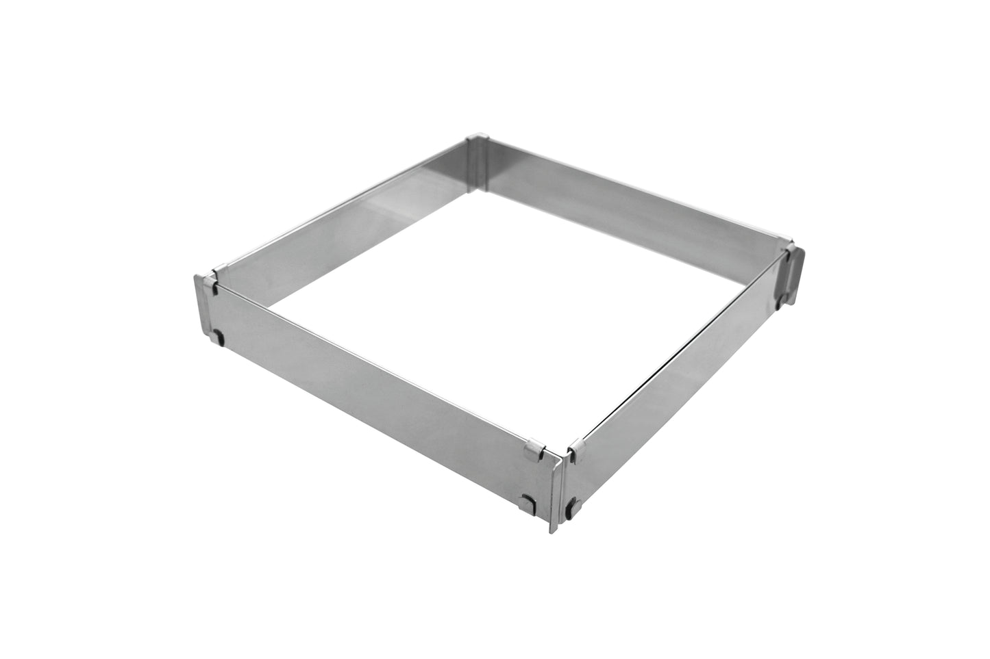 Edelstahlrahmen für Gastronomiebedarf.