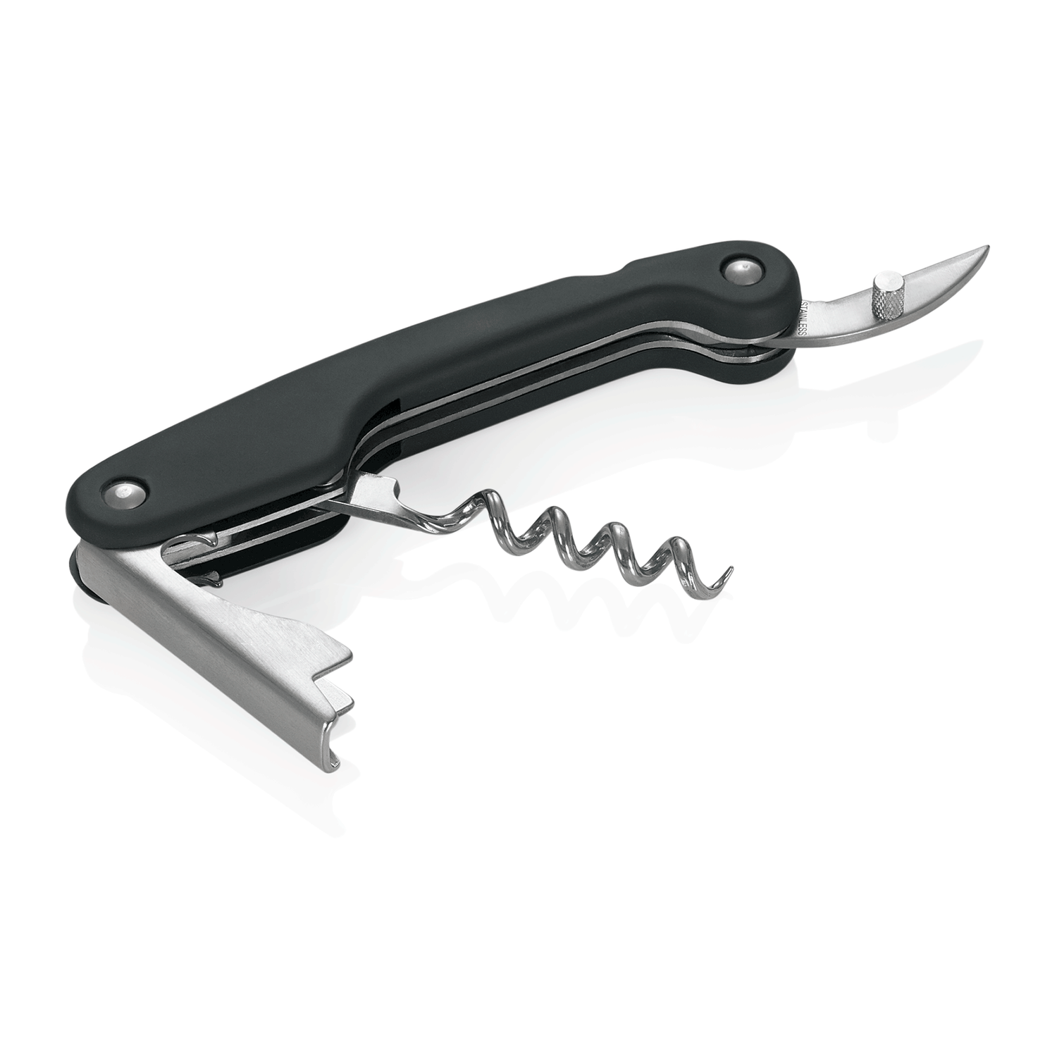 Kellnermesser mit Korkenzieher und Klinge.