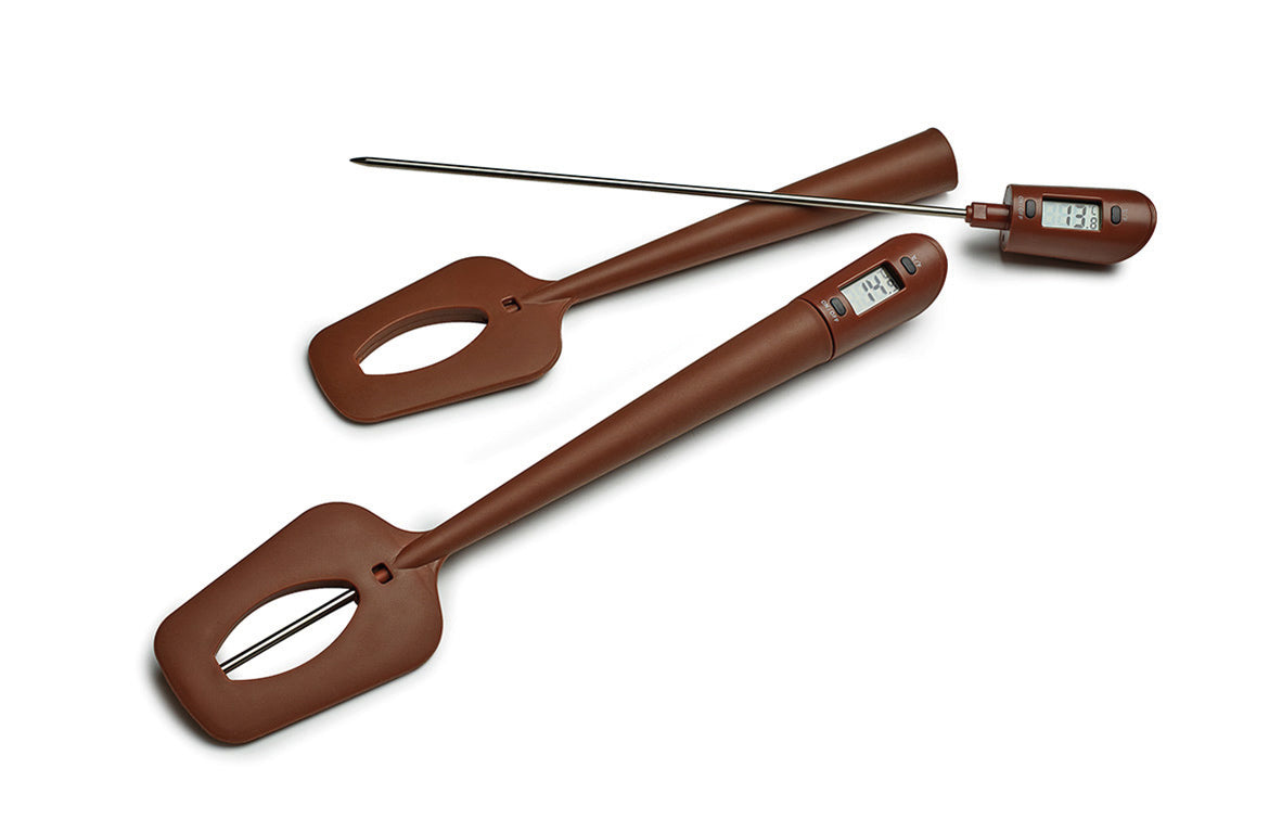 Küchenwerkzeuge mit Temperaturmessung.