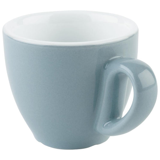 Weiße Kaffeetasse, Nahaufnahme, B2B Gastronomie