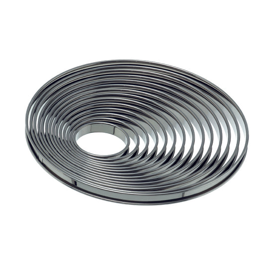 Metallene Servierplatte für Gastronomie.