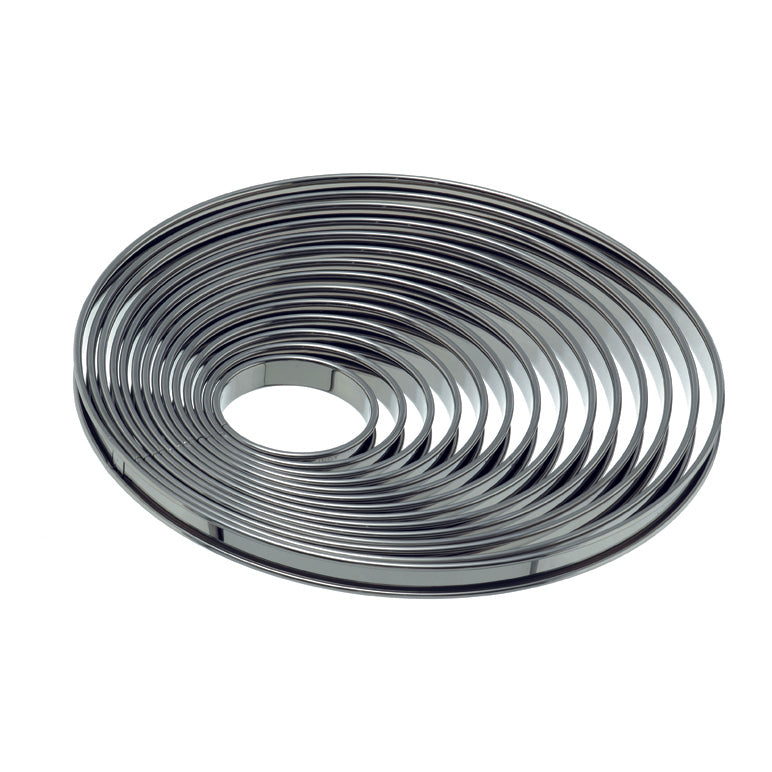 Metallene Servierplatte für Gastronomie.