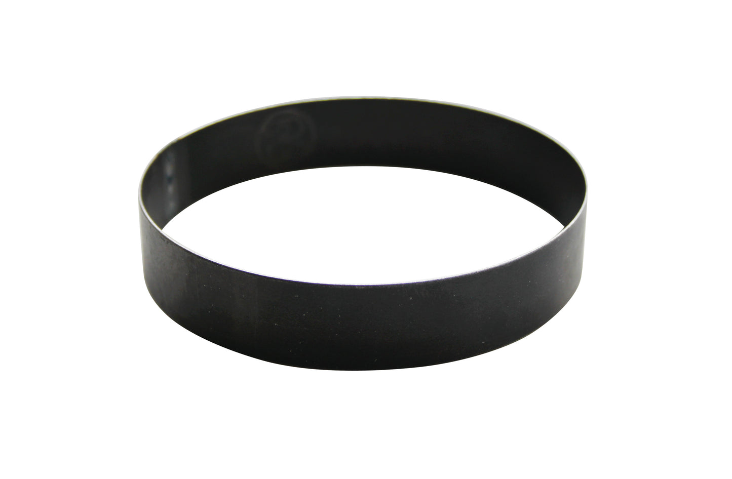 Schwarzer Gastronomiering aus Kunststoff.