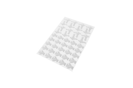 Platte mit Gastronomie-Formen.