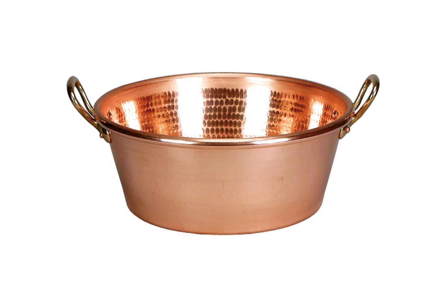 Kupferne Schüssel für Gastronomie.