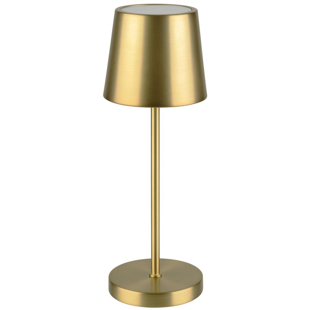 Goldene Tischlampe für Gastronomie