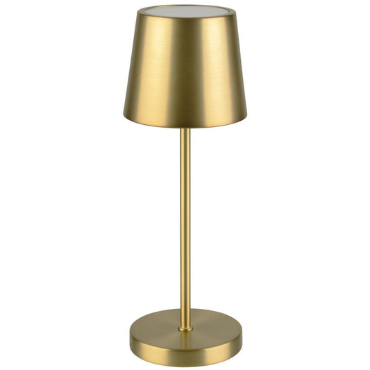 Goldene Tischlampe für Gastronomie